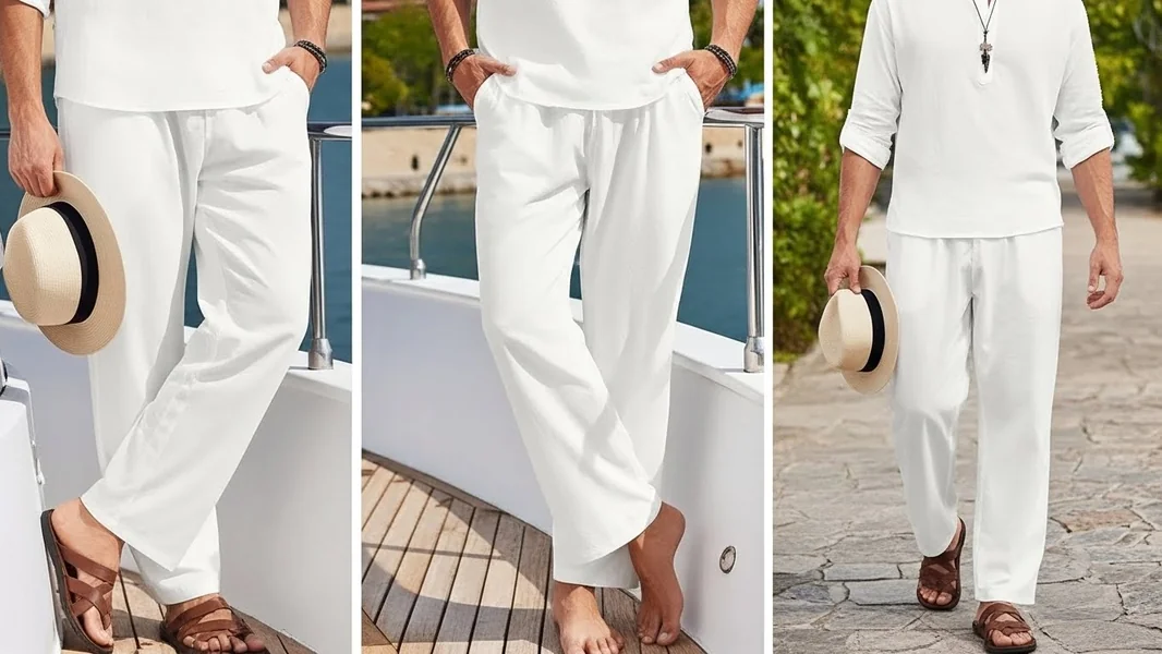 Casual Henley & Linen Set