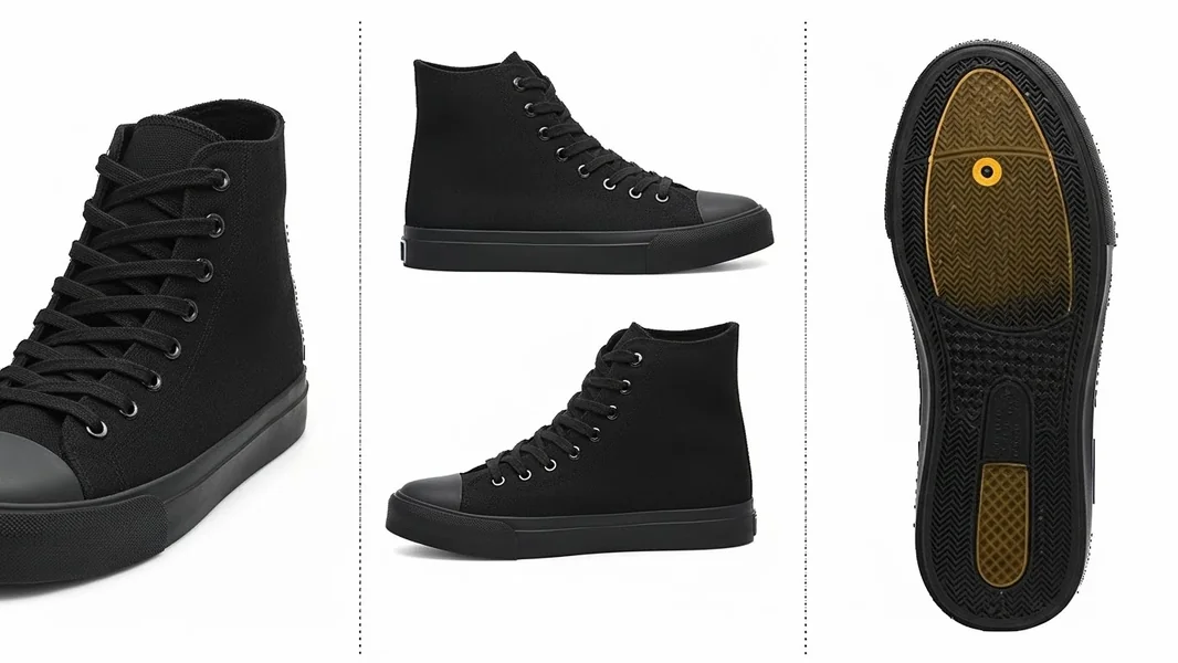 Classic High-Top Canvas Sneakers