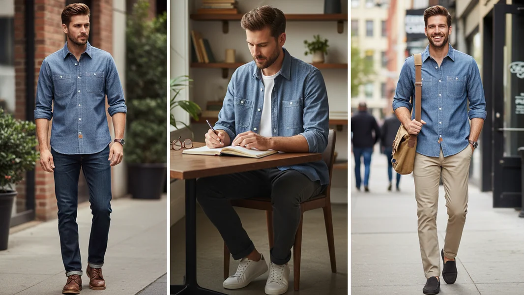 Classic Chambray Work Shirt