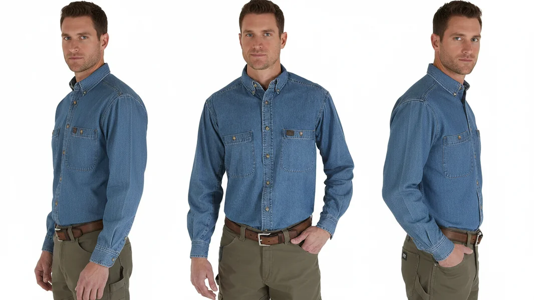 Wrangler Logger Twill Work Shirt