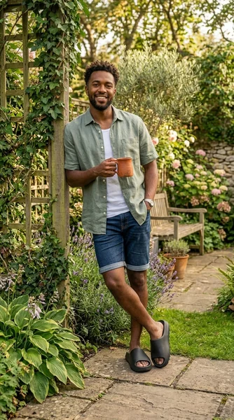 Everyday Comfort Cloud Slides for Relaxed Men’s Outfit Ideas