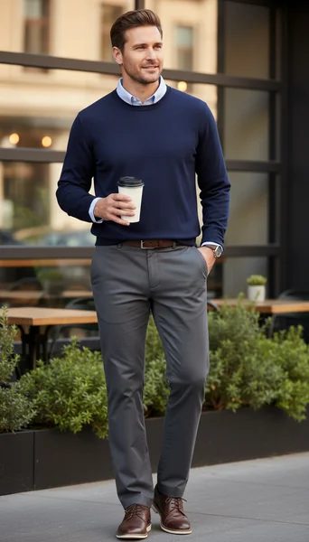 Sleek Office Staple Amazon Essentials Slim-Fit Dress Pant