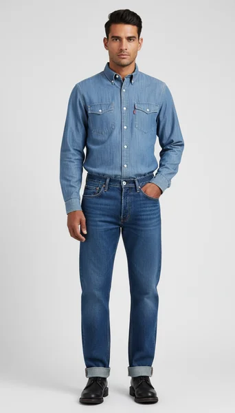 Classic Comfort: Styling Levi’s 550 Relaxed Fit Jeans for Effortless Men’s Outfits