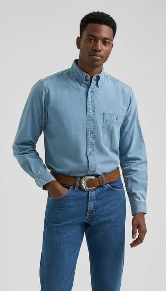 Timeless Denim Style: How the Wrangler Button Down Shirt Fits into Men’s Outfit Ideas